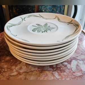 Vintage French Saxon China Saucers